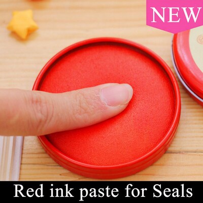 Chinese Ink pad  Painting Red Ink Paste for Stamp Seal Yinni