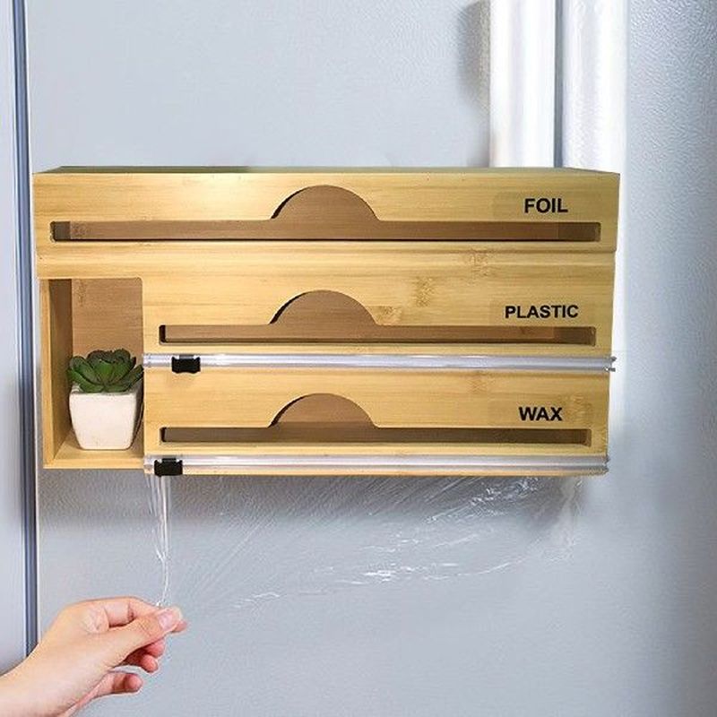 Wrap Dispenser With Cutter Aluminum Foil Parchment Paper
