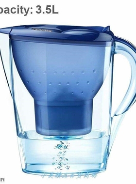 water pitcher filter  with 6 filters home household purifier