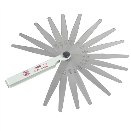 *Automotive Maintenance Tools Feeler gauge 100mm 0.02-1mm 17