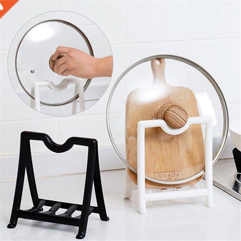 Kitchen Organizer Pot Lid orage Rack Shelf Countertop Punc