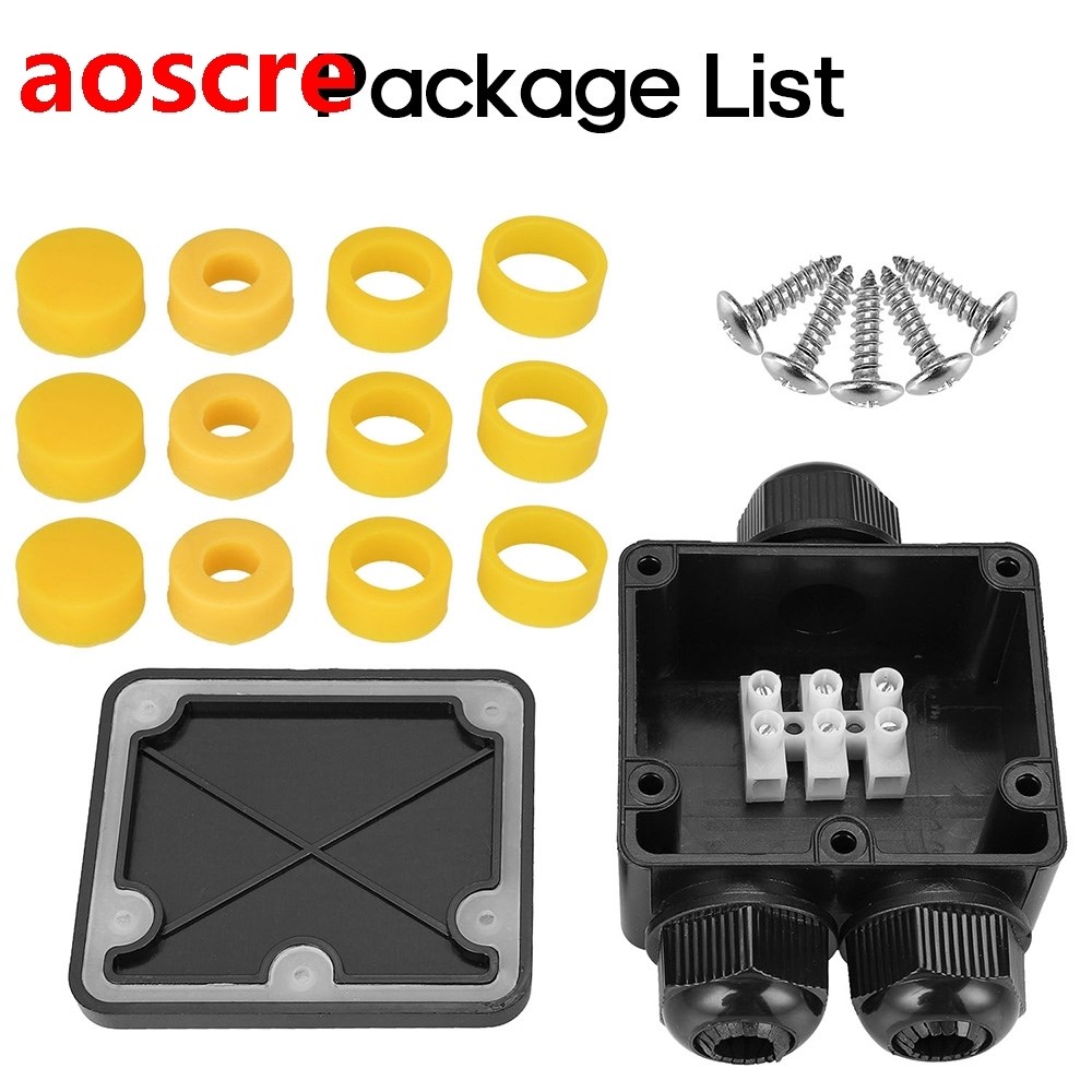 Power Cord Conector Waterproof Outdoor External Electrical J