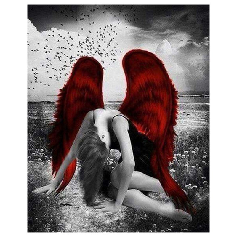 Angels And Demons Paint Arts And Crafts For Adult Diamond