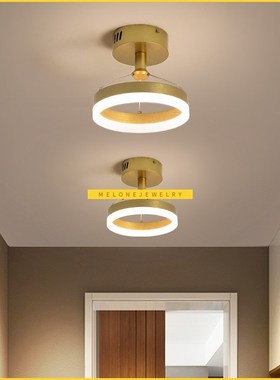Corridor aisle light round simple modern cloakroom ceiling l