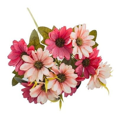 Artificial Rose Flower 10 Heads Multicolor Daisy For Home