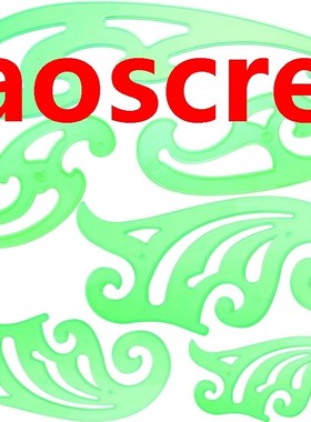 6 Cs Plastic French Curve Ruler Multi-Function Comic Templat