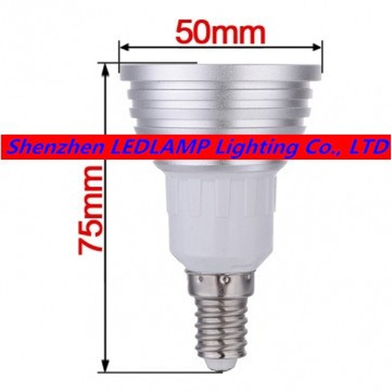 E14 3W RGB Led Spotlight Lamp Multi Color Changes Led Bulb 1
