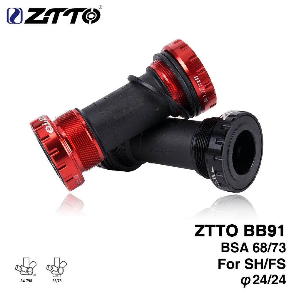 BB91 Bicycle Bottom Bracket Sealed Bearing Thread Type 68 73
