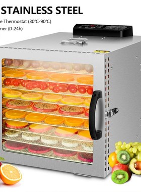10  ray Stainless Steel Food Dehydrator Visible Beef Dryer F