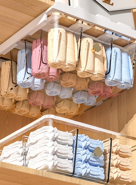 The transparent underwear box is packed with underpants and