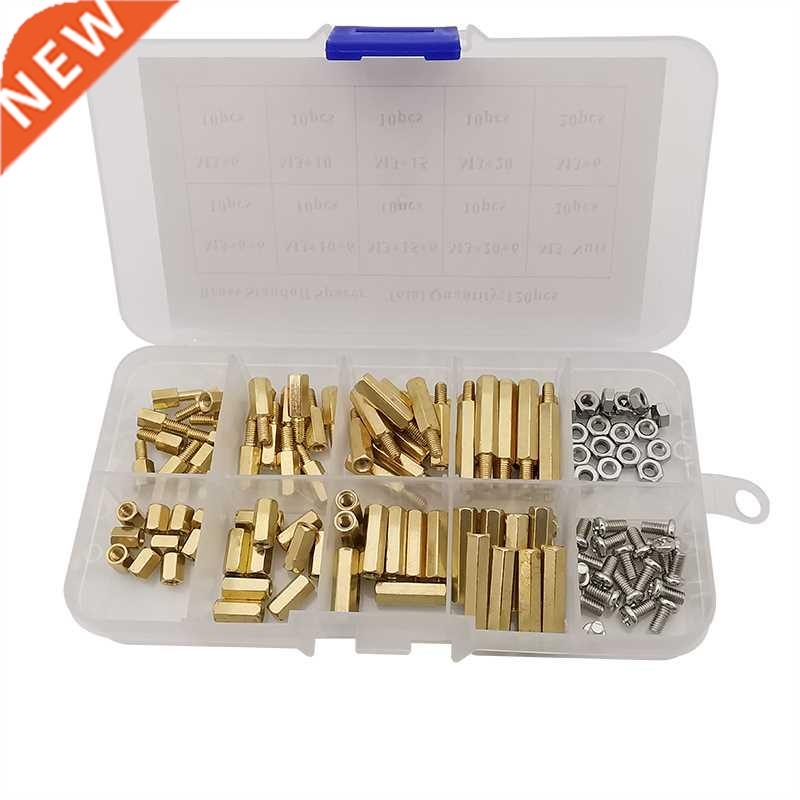 120Pcs M Male Female Brass Hex Column Standoff Support Spac