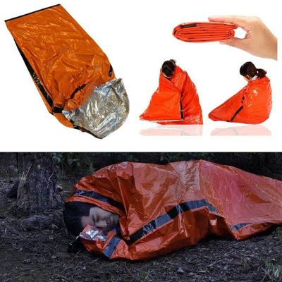 Outdoor First-Aid Survival Emergency Tent Blanket Sleep Bag