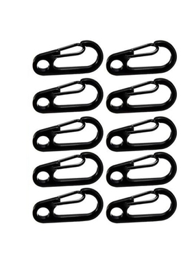 Relefree 10 Pcs Carabiner Stainless Steel EDC Keychain  Hiki
