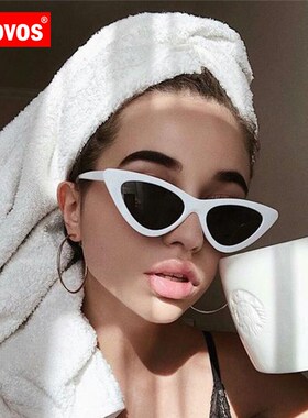 Yoovos Cateye Sunglasses Women 2019 Retro Cat Eye Brand Des