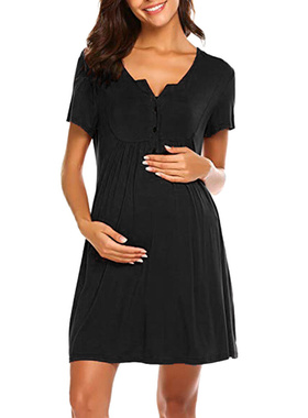Casual Maternity Clothes Women Nursing Maternity 时尚