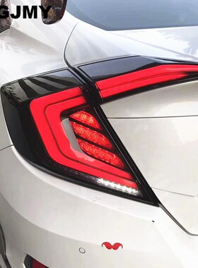 For Honda Civic Taillights 10th Sedan 2016 2017 2018 2019 LE