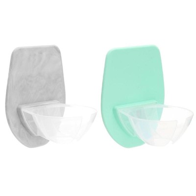 Plastic Wine Glass Holder Shelf for Bed Bathroom Shower Can