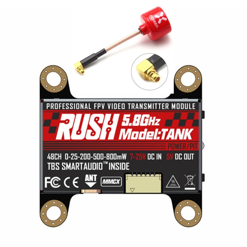 RUSH TANK 5.8G 48CH SmartAudio 800mW Switchable 2 6S VTX Fo