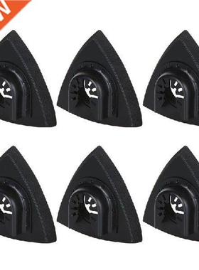 6 Pcs 3-1/8 Inch Power Oscillating Tool Sanding Pads, 80Mm