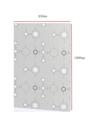 PVC Wide Opaque Privacy Static Glass WindowHome Decor Window