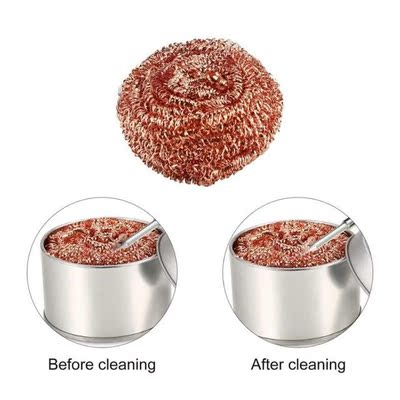 Cleaning Ball Desoldering Soldering Iron Mesh Filter Cleanin