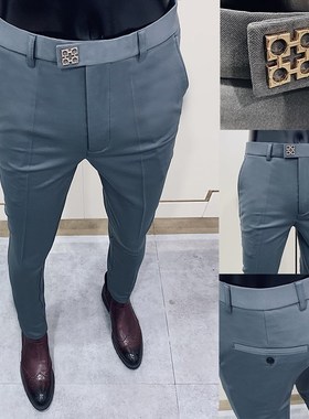 Spring 2021 New Men's Suit Pants Fashion Business Casual
