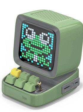 Ditoo Retro Pixel art Bluetooth Portable Speaker Alarm Clock