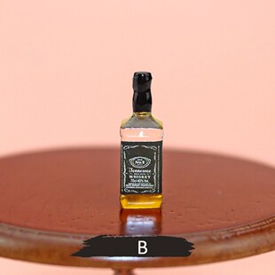 RC Car Accessories Decoration Mini Resin Whisky Bottle Model