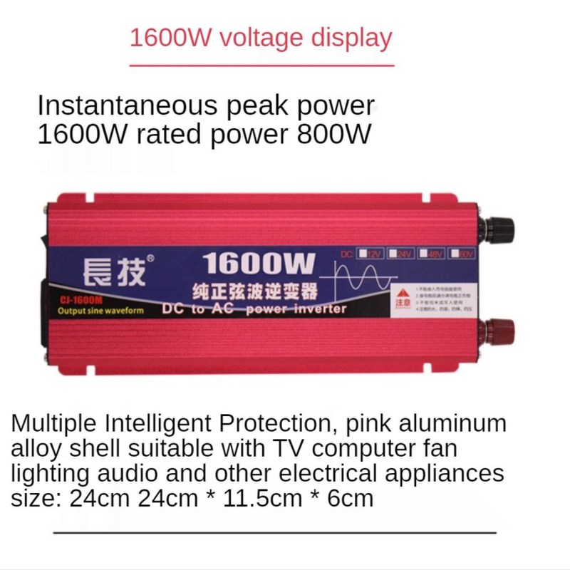 Pure sine wave power inverter 3000W 5000 DC 12V 24V 48V to A
