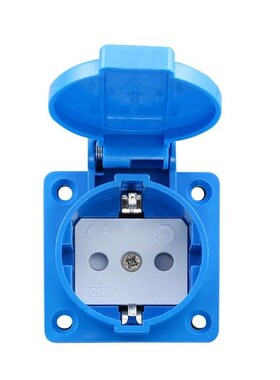 IP44 German waterproof socket 16A250V European dust socket,