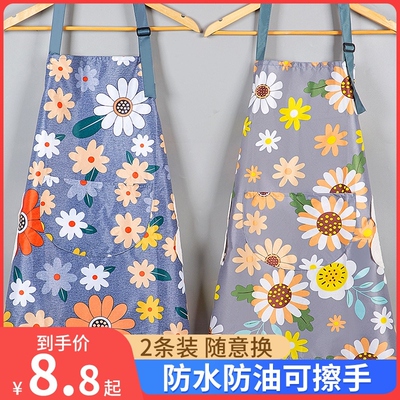 Waterproof apron kitchens are used for summer thin air to ru