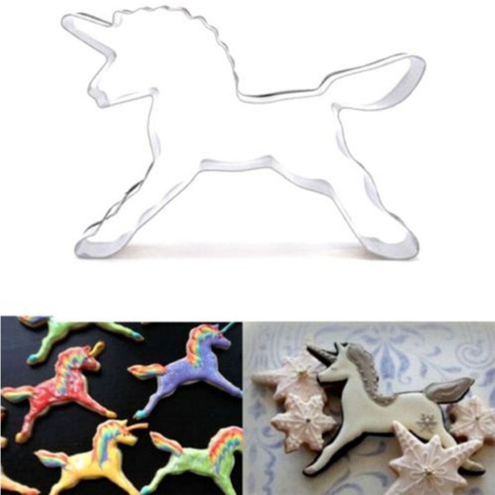 home Cake Decorations Unicorn Horse Cookies Cutter Mold Part
