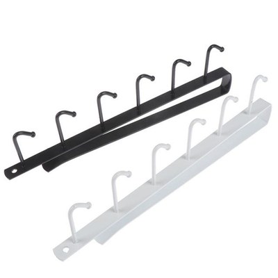 Kitchen Under Shelf Storage Rack Cupboard Hooks Cup Holder C