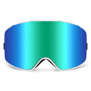 UV400 Skiing Goggles Anti-fog Snowboard Goggles OTG Snow Spo