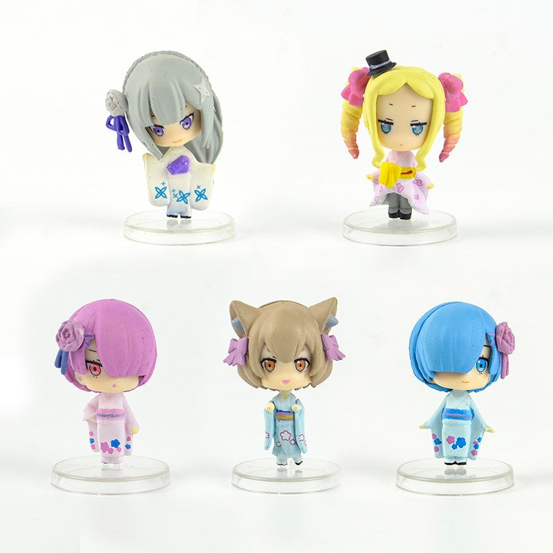 Japan capsule toys anime cute kawaii Emilia Rem Ram Beatrice