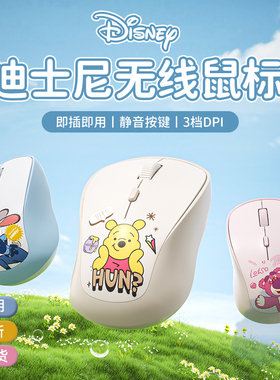 迪士尼无线朱迪鼠标可爱高颜值静音办公笔记本电脑通用2025新款女