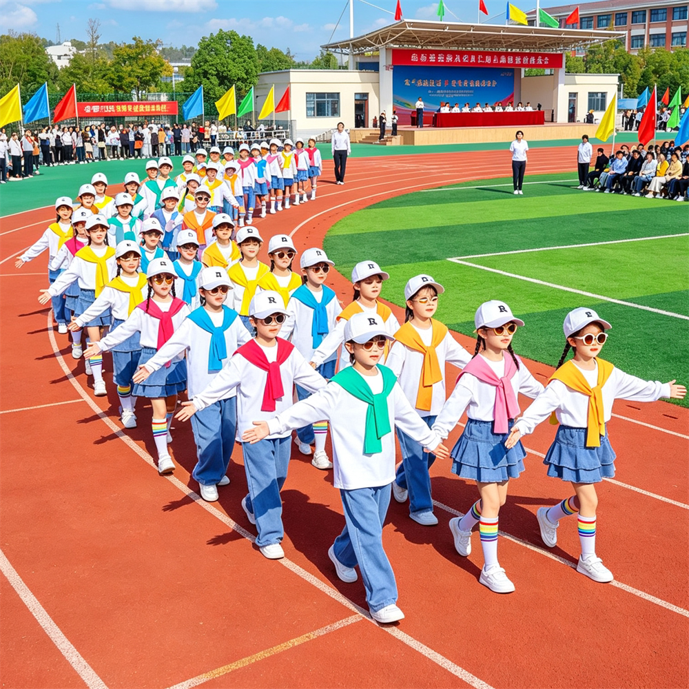 秋季儿童合唱朗诵运动会演出服