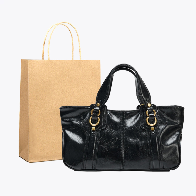 2025秋季新品女包 时尚百搭金属细节装饰欧美简约手提斜挎手拿包