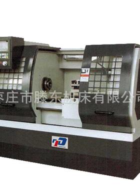 【爆】数控车品床C6DK613自动车床数走控心机汽CDK6136车轮毂拉丝