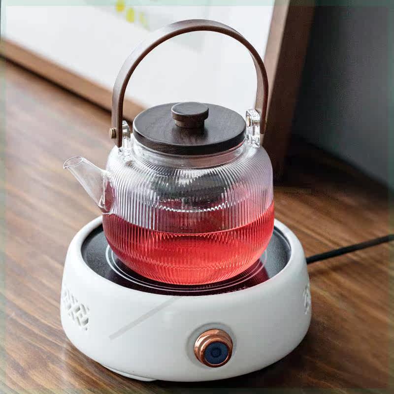耐高温玻璃煮茶壶电陶炉煮茶器套装家用办公室小型茶具茶炉烧水壶