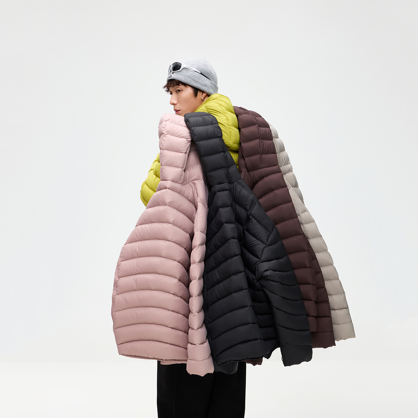 排骨羽绒服男轻薄羽绒外套情侣款