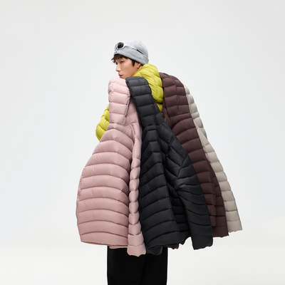 排骨羽绒服男轻薄羽绒外套情侣款