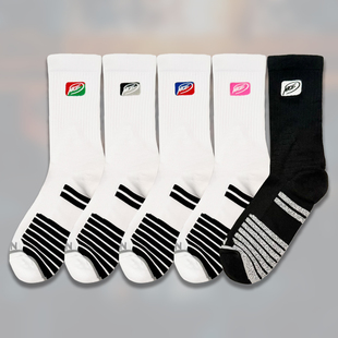 NICE篮球袜长筒刺绣id美式 精英加厚毛巾底防滑吸汗男女高筒运动袜