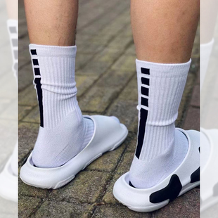 BA毛巾底长筒实战精英袜中筒运动袜子 高筒N男款 篮球袜美式 球员版