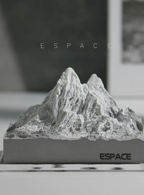 阿尔卑斯雪山香薰精油车载扩香石摆件家用室内持久留香办公扩香器