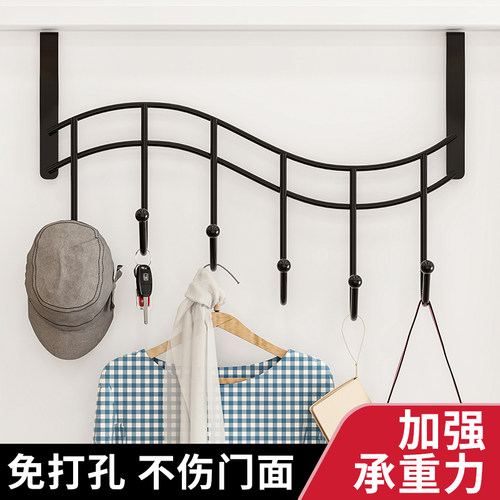 免打孔门后挂钩置物架厨房浴室