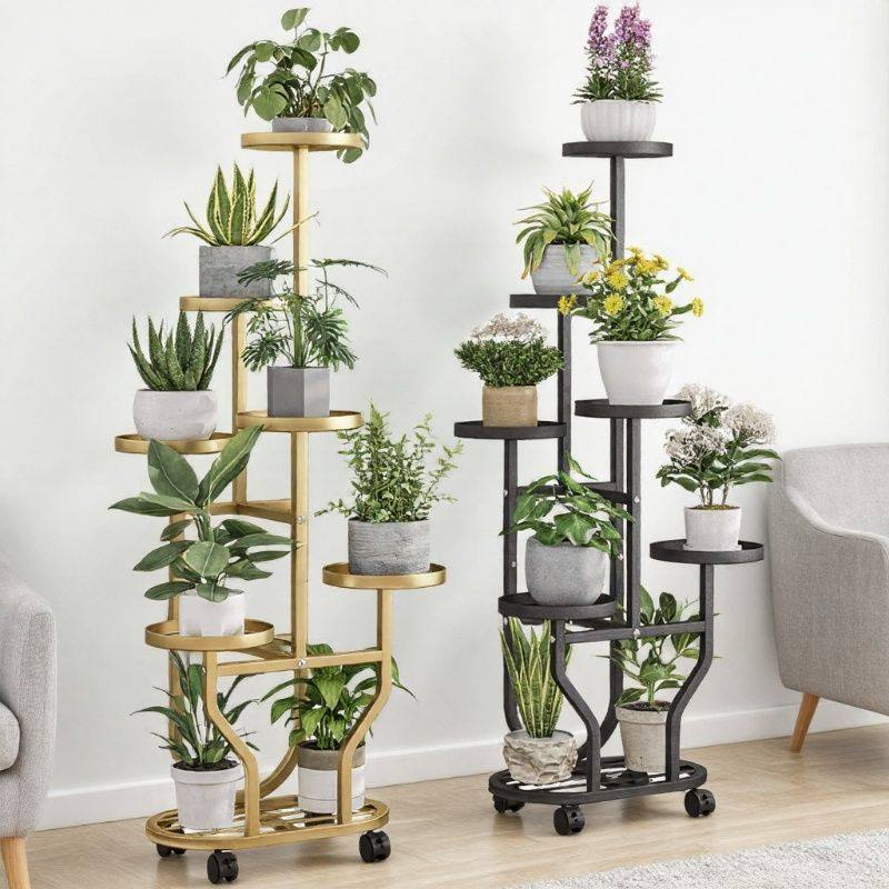 花架子可移动客厅阳台落地式铁艺置物架多层花盆托架多肉植物层架,住宅家具,花架/花几,淘宝优惠券,粉丝福利购,淘宝优惠卷