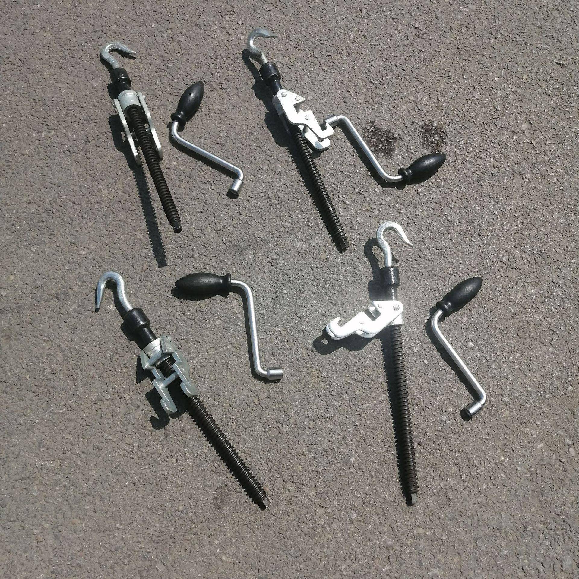 铁车辆手制动闸器 防溜螺杆紧路固器 铁紧车轨调防溜紧固作业