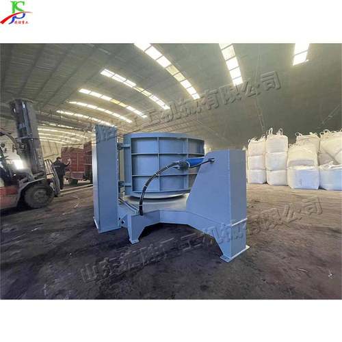 自动粉末吨破包挤压设物备 js-jyj-7 矿盐料吨袋挤压机化肥结块挤
