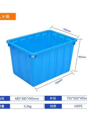 大16加0白L泡销瓷砖储水周转箱厂家UJI直多功能塑料箱养殖运输色